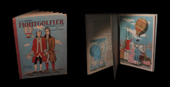 Les Frères Montgolfier, conquérants de l'air.