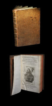 Constitutiones  pro directione regiminis Congregationis sancti Mauri, Ordinis sancti Benedicti.. [sans auteur].