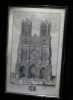 [Eau-forte  ainsi légendée :] Elévation du grand portail de l'Eglise métropolitaine de Reims.. GENTILLASTRE (ou GENTILLATRE Jacobus / Jacques, ...