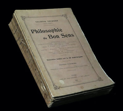 Philosophie du bon sens.. TOURNIER (Valentin).