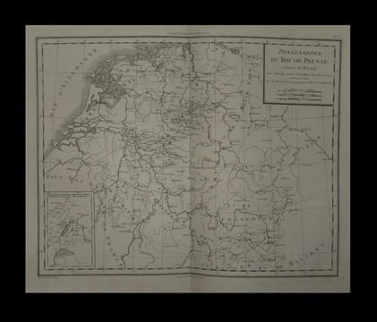 Atlas de la monarchie prussienne [sous Frédéric le Grand].. [sans auteur] - RIQUETTI [ou RIQUETI] (Victor, Comte de MIRABEAU).