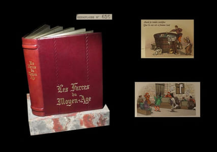 Les Farces du Moyen-Age [comprenant :] Maître Pierre Pathelin [Pathelin] - La Farce du cuvier - Le Vilain mire - Le Sauteur de Notre-Dame.
