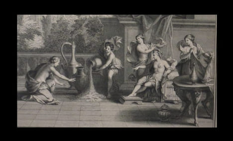 [Réunion de deux eaux-fortes XVIIIème].. NATTIER (Jean-Marc, d'après) - AUDRAN (Jean, gravées par).