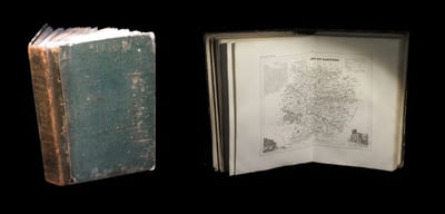 Petit atlas national des 86 départements de la France et de ses colonies.