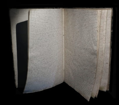 [Important manuscrit titré :] Vie de Napoléon,  Empereur des Français et Roi d'Italie, depuis sa naissance jusqu'au jour de son décès. . [Manuscrit].