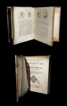 Medales [Médailles] illustrées des anciens Empereurs et Impératrices de Rome.. Le MENESTRIER (Jean-Baptiste).