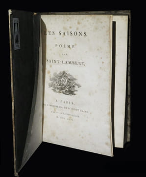 Les Saisons [à la suite :] Contes - Fables orientales.. SAINT-LAMBERT (Jean-François, Marquis de)