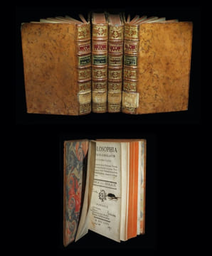 Philosophia ad usum scholarum accomodata [comprenant :] Logica - Metaphysica - Ethica seu Moralis - Physica generalis.. SEGUY (Antonio / Antoine).