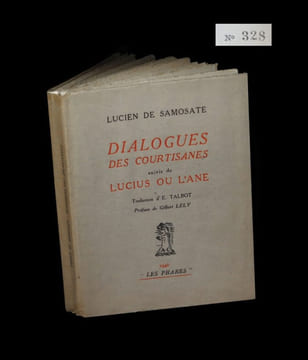 Dialogues des courtisanes suivi de Lucius ou l'âne.. LUCIEN de SAMOSATE.