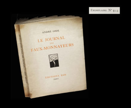 Le Journal des faux-monnayeurs.. GIDE (André).