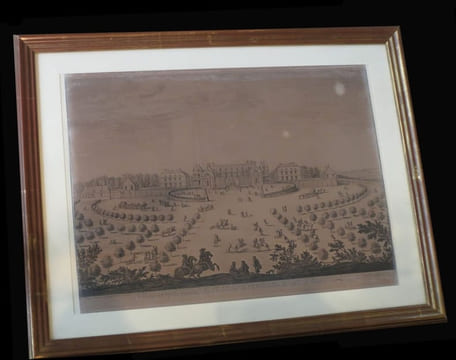 Veuë [Vue] et perspective du Chasteau [Château] de Versailles du costé [côté] de l'entrée.. SILVESTRE (Israël).