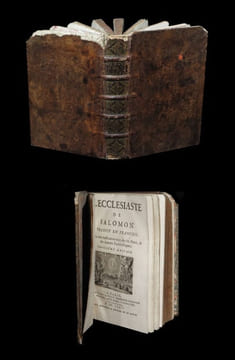 L'Ecclésiaste de Salomon avec Une explication tirée des Saint Pères et des auteurs ecclésiastiques.. [sans auteur] - [LEMAISTRE de SACY ...