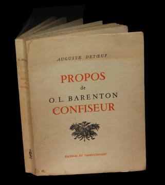 Propos de O. L. Barenton, confiseur.. DETOEUF (Auguste) - BRISSON (Pierre, préf. de).