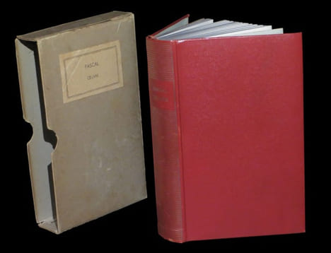  L'Oeuvre de Pascal [comprenant :]  Biographies - Oeuvres mathématiques - Oeuvres physiques - Lettres - Opuscules - Abrégé de la vie de Jésus-Christ - ...