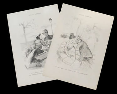 Idylles modernes - Suite de lithographies par Henri Boutet.