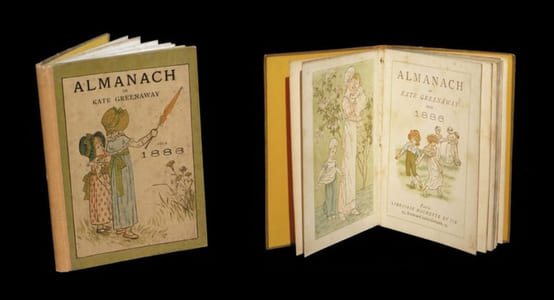 Almanach de Kate Greenaway pour 1886. 