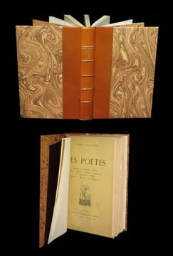 Les Poètes [comprenant :] Ronsard - La Fontaine - Chénier - Hugo - Heine - Barbier - Lamartine - Mme Ackermann - Milton - Banville - Bourges - Vigny - ...