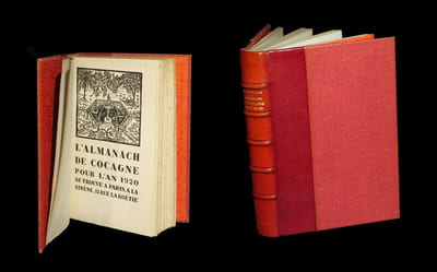 Almanach de Cocagne  pour l'an 1920 dédié aux vrais gourmands et aux francs-buveurs.