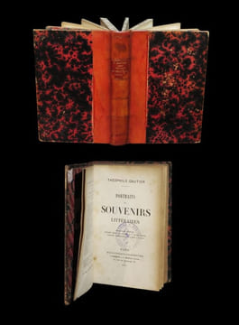 Portraits et Souvenirs littéraires (Nerval - Madame Emile de Girardin, Henri Heine, Baudelaire, Achim d'Arnim).. GAUTIER (Théophile).