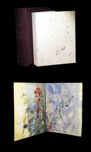 Pour un herbier illustré de lithographies originales de Jean Commère.