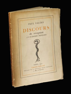 Discours de réception  à l'Académie française. 