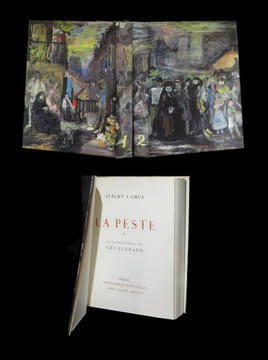 La Peste.. CAMUS (Albert) - EDY-LEGRAND (pseud. d'Edouard-Léon-Louis WARCHAWSKY, ill. de).