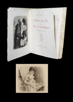 Chansons pour Elle et Ode en son honneur.. VERLAINE (Paul) - BECAT (Paul-Emile, ill. de).