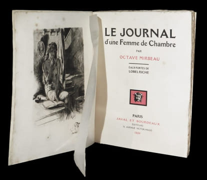 Le Journal d'une femme de chambre.. MIRBEAU (Octave) - LOBEL-RICHE (Alméry, ill. de).