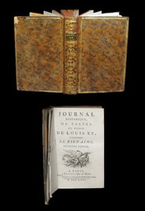 Journal historique ou Fastes du règne de Louis XV, surnommé le Bien Aimé.