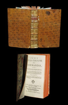 Texte de la Coutume de Normandie avec des Notes sur chaque article, on y a joint les Observations sur les usages locaux de la province de Normandie  ...