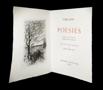 Poésies de Verlaine.. VERLAINE (Paul) - FRELAUT (Jean, poites-sèches de) - MAC ORLAN (Pierre, préf. de).