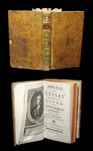 Abbrégé [Abrégé] de l'Essay [Essai] de Monsieur Locke sur L'Entendement humain. 