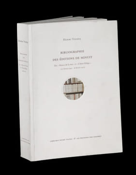 Bibliographie des Editions de Minuit (1942 - 1972).. VIGNES (Henri).