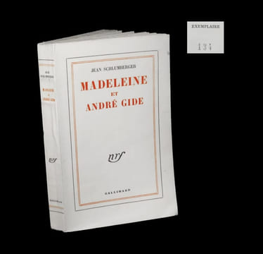 Madeleine et André Gide.. SCHLUMBERGER (Jean) - [GIDE (André)].