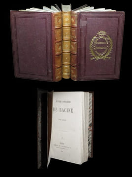 Oeuvres complètes de Racine [comprenant :] La Thébaïde - Alexandre - Andromaque - Les Plaideurs - Britannicus - Bérénice - Bajazet - Mithridate - ...