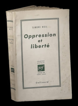 Oppression et liberté.. WEIL (Simone).