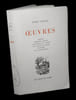 Oeuvres [comprenant :] Po&eacute;sies - Premi&egrave;res proses - Les D&eacute;serts de l'amour - Une saison en enfer - Ebauches - Les Illuminations.. RIMBAUD (Arthur).