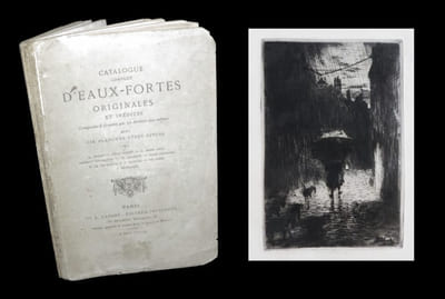 Catalogue complet d'eaux-fortes originales et inédites composées et gravées par les artistes eux-mêmes avec dix planches types divers.