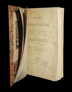 Catalogue de la Bibliothèque romantique [et des livres modernes d'histoire et de littérature] de feu M. Charles Asselineau.