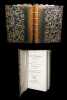 Les Cent Jours - M&eacute;moires pour servir &agrave; l'histoire de la vie priv&eacute;e du retour et du r&egrave;gne de l'Empereur en 1815.. FLEURY de CHABOULON ...
