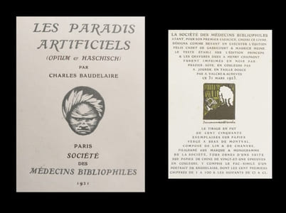 Les Paradis artificiels (Opium et Haschich).