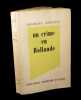 Un crime en Hollande.. SIMENON (Georges).