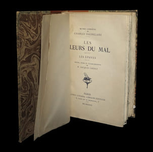Oeuvres complètes de Charles Baudelaire  [comprenant :]  Les Fleurs du mal - Les Epaves - Les Paradis artificiels - La Fanfarlo - Petits poèmes en prose (Le Spleen de Paris) - Le Jeune enchanteur - Curiosités esthétiques - L'Art romantiques / Quelques-uns de mes contemporains - Juvenilia - Oeuvres posthumes - Reliquiae - Histoires extraordinaires - Nouvelles histoires extraordinaires - Histoires grotesques et sérieuses - Aventures d'Arthur Gordon Pym - Eurêka - La Genèse d'un poème - Le Corbeau - Méthode de composition.