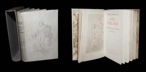 Poèmes choisis de Paul Verlaine  ornés de dix gravures sur cuivre de Ray Bret-Koch. [comprenant :] Poèmes saturniens - Fêtes galantes - La Bonne ...