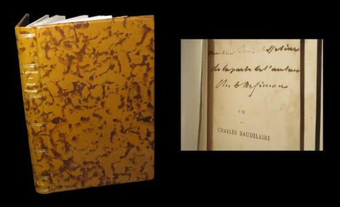 Charles Baudelaire, Sa Vie et son Oeuvre avec portraits.