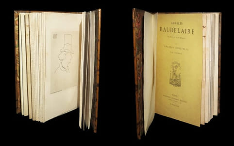 Charles Baudelaire, Sa Vie et son Oeuvre avec portraits.