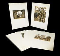 Suite à part des illustrations de Maurice Albe [pour les] Oeuvres maîtresses d'Eugène Le Roy.