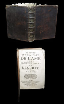 Traitte [Traité] de la paix de l'âme et du contentement de l'esprit.. [sans auteur] - [Du MOULIN (Pierre)].