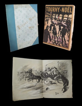 Tourny-Noël - 1895.. SEM (GOURSAT Georges, dit) - MEUSY (Victor) - NIBOR (Yann) & BERTHELOT (Paul, textes de) - DEPAS (Edmond, sous la direction de).