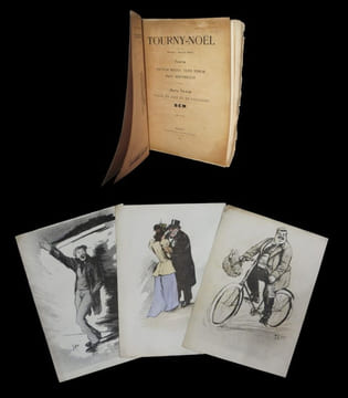 Tourny-Noël - 1895.. SEM (GOURSAT Georges, dit) - MEUSY (Victor) - NIBOR (Yann) & BERTHELOT (Paul, textes de) - DEPAS (Edmond, sous la direction de).